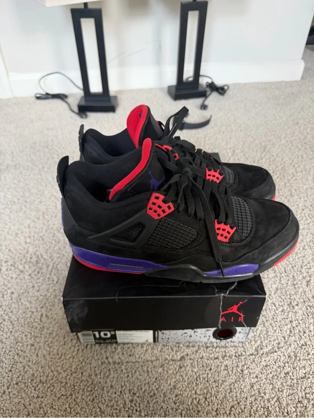 Jordan 4 2018 Retro NRG Raptors Drake Size 10.5